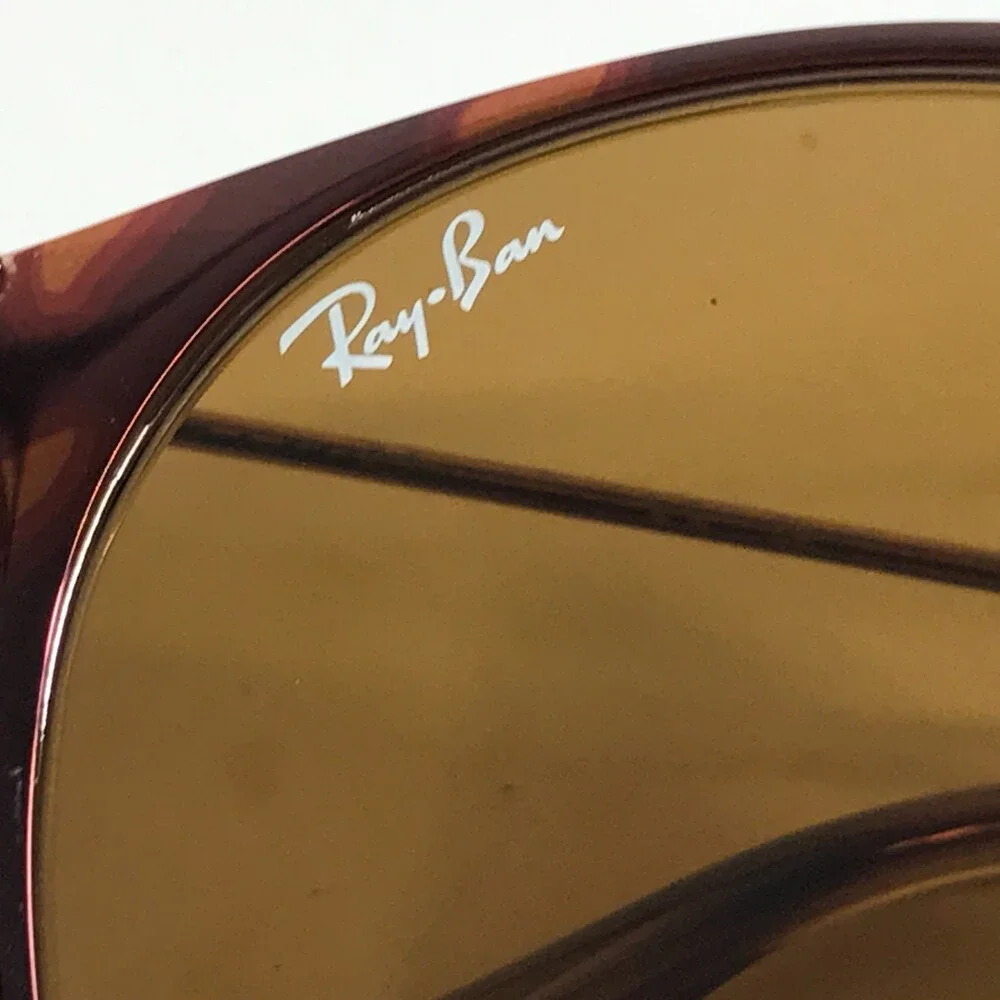Ray-Ban Sunglasses RB3546 9074 Copper Havana Aviator Frames w/ Dark Brown Lenses - Picture 14 of 14